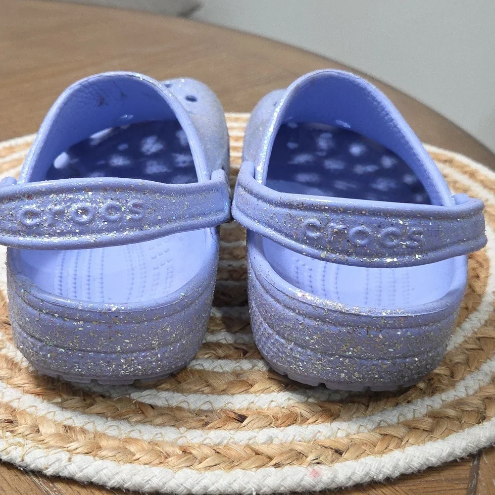 Crocs Iridescent Moon Jelly Classic Clogs - Picture 6 of 10